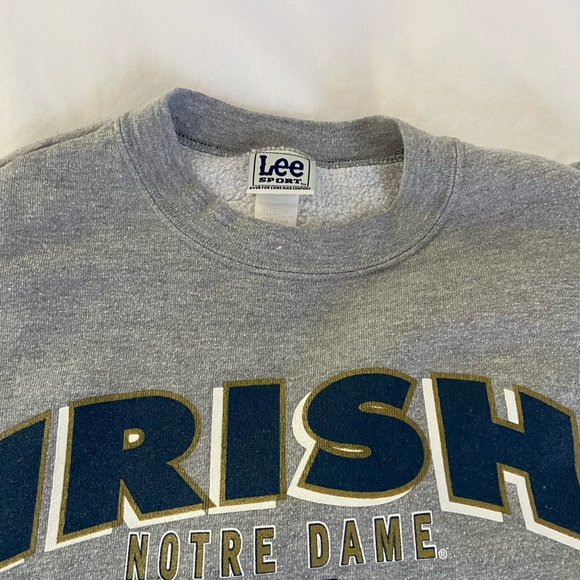 vintage noter dame football crew neck - Picture 4 of 5